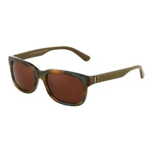 Calvin Klein Collection Square Khaki Sunglasses